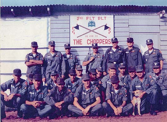 Front Row, (L to R) SP4 Appling, PFC Fugitt, ? , PFC Haddock, PFC Simmons,